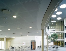 Trần nhôm tiêu âm giảm tiếng ồn