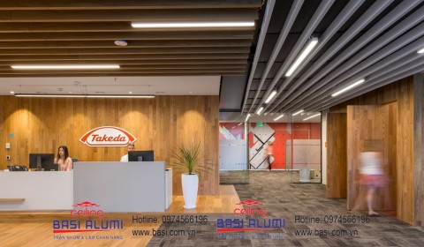 Trần nhôm thay thế trần thạch cao trong kiến trúc hiện đại